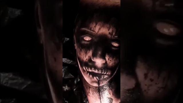 Scary ghost tattoo design || Trigger Tattoo смотреть онлайн