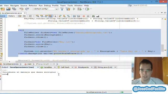Encriptacion en Java (Algoritmo Personalizado) - Parte 4 @JoseCodFacilito смотреть онлайн