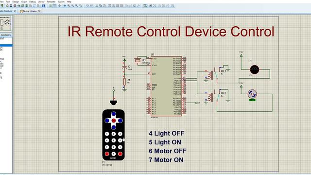8051 IR remote Device Control смотреть онлайн
