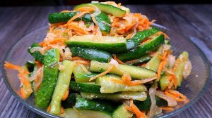 Вкуснейший салат из огурцов по-корейски или Чимчи из огурцов за 5 минут!