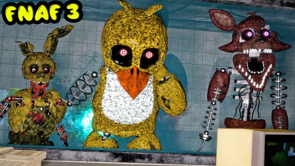 СТРАШНЫЕ АНИМАТРОНИКИ ФНАФ 3 КООП || Garry's Mod FNAF 3 COOP