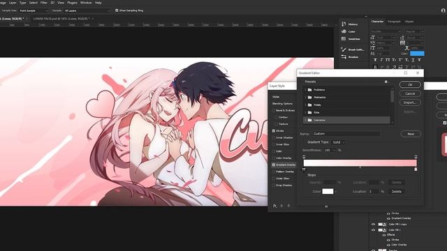 (FREE PSD) How to make a CLEAN Anime Banner/Header in Photoshop 2023 смотреть онлайн