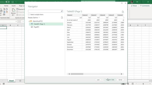 Import data from PDF file into Microsoft Excel using POWER QUERY (Convert PDF to Excel) смотреть онлайн