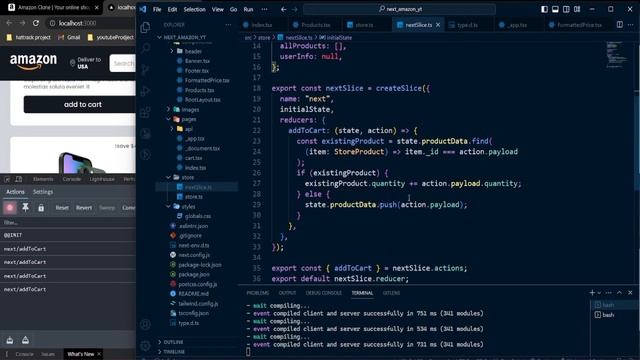 Building Amazon Clone with Nextjs 13 (ReactJS, ReduxToolkit, Stripejs) смотреть онлайн