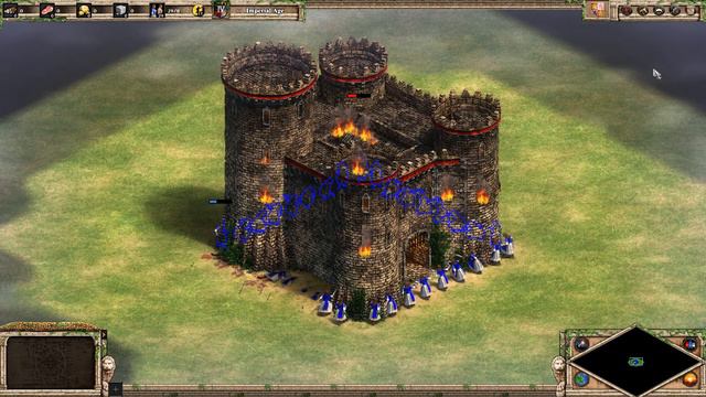 36 Spanish Villagers vs 1 Turkish Castle | Age of Empires 2 смотреть онлайн