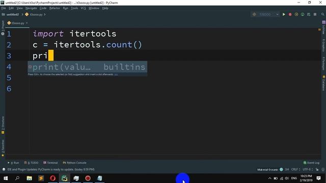 How to Create a list with infinite elements in Python смотреть онлайн