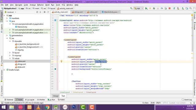 Simple Android Registration app with Toast Message Part 1 смотреть онлайн