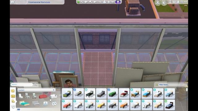 Пентхаус. Мастерская художника и жилая квартира / Speed Build Sims 4 / NO CC смотреть онлайн