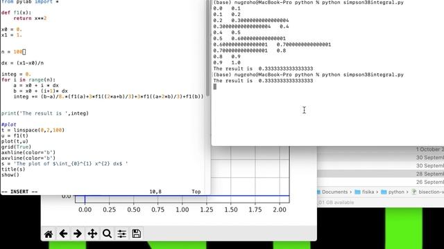 Numerical Integration in Python Simpson 3/8 Rule смотреть онлайн