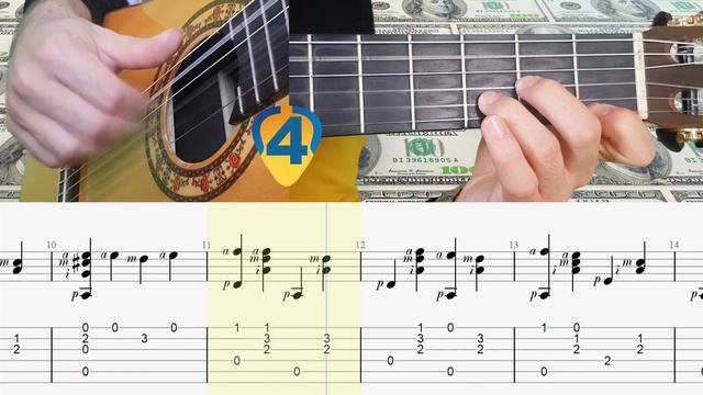 Guitar lesson : bella ciao Tutorial смотреть онлайн