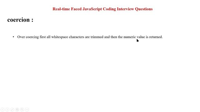 Tricky JavaScript coding interview questions and answers - 3 || Coercion in JavaScript смотреть онлайн