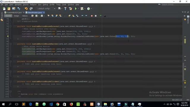 Create custom button in java swing application смотреть онлайн