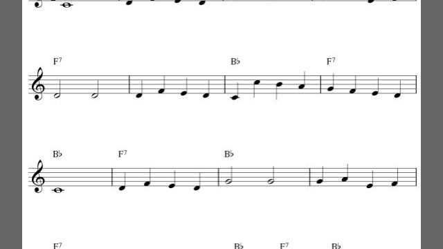 Free clarinet sheet music, Can Can смотреть онлайн