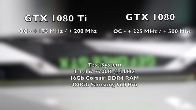 GTX 1080 Vs GTX 1080ti