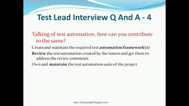 Test Lead Interview Questions And Answers-Test Lead Roles And Responsibilities-Test Lead-Interview смотреть онлайн