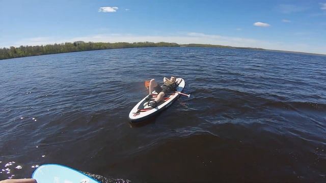 Красное озеро: HellBUS BRO - SUP Surfing смотреть онлайн