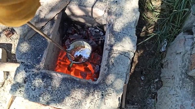 Печь для плавки цветных металлов, ВСЕГО ЗА 97 РУБЛЕЙ. furnace for melting non-ferrous metals смотреть онлайн
