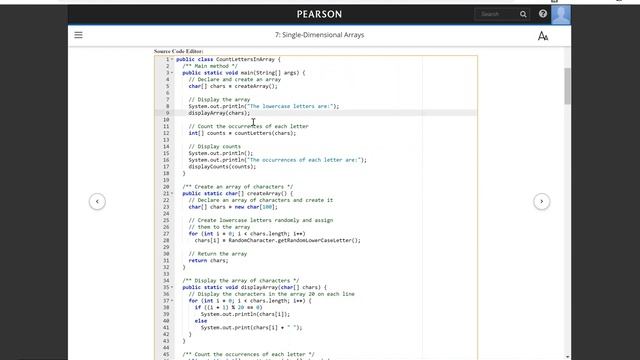 Daniel Liang Java Section 7.8 смотреть онлайн
