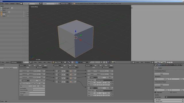 Урок №1 игровой движок в Blender смотреть онлайн
