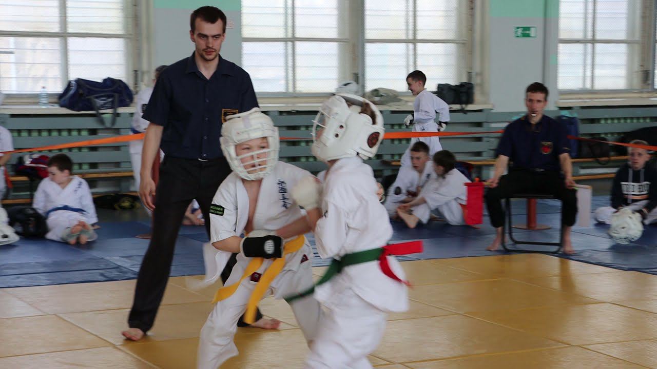 Пантелеев Кирилл/ Соревнования по каратэ киокушинкай дети. STRUIN DOJO смотреть онлайн