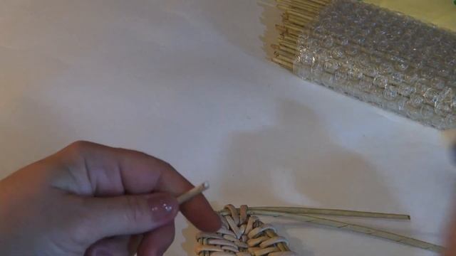 "Корневое плетение". Овальное дно. Вариант №2. смотреть онлайн