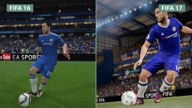 FIFA 16 Vs. FIFA 17 – First Screenshot & Graphics Comparison Ignite Vs. Frostbite Engine