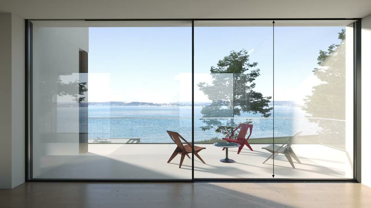 Параллельно сдвижные конструкции с минимальным шириной профиля. Система Шуко. Schueco AS PD 75 HI смотреть онлайн