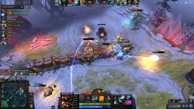 Miracle- Pro Earthshaker Offlane Rank MMR Game смотреть онлайн
