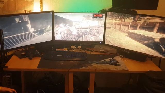 Red Dead Redemtion 2 On Triple monitors (GTX 1060) (I3 6100) смотреть онлайн