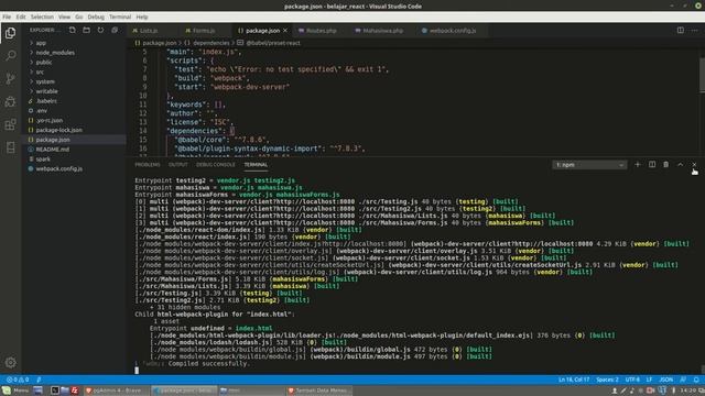 Codeigniter 4 integrasi dengan React js | Part 2 смотреть онлайн