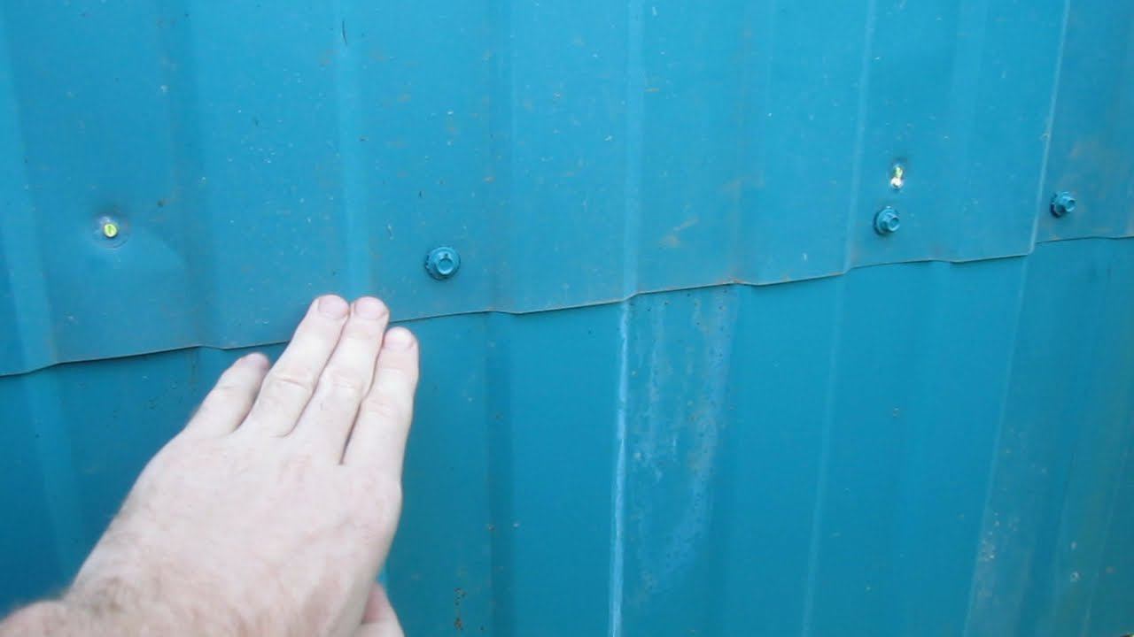 Стройка теперь не по карману!!!! Доделали забор из профлиста!!! смотреть онлайн