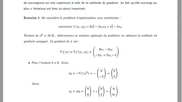 Cours Méthode des gradients conjugués - PROGRAMMATION MATHÉMATIQUE 2 - SMA S6 смотреть онлайн