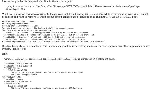 Ubuntu: Error: BrokenCount ＞ 0 unable to solve using "sudo apt --fix-broken install" смотреть онлайн