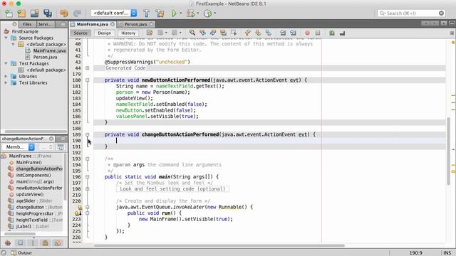 Java for 2GIG - NetBeans GUI Builder Part 3/4 смотреть онлайн