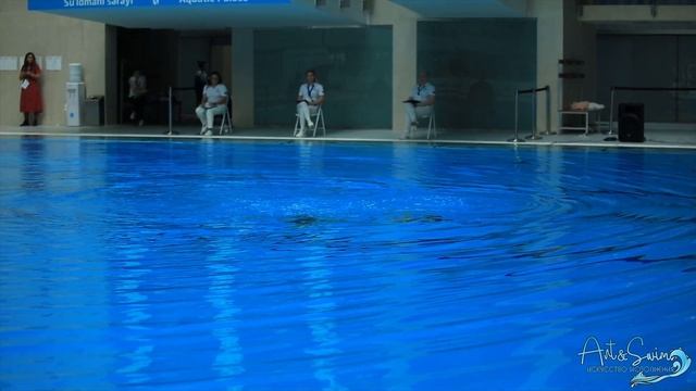 Aqua Stars 2019, Дуэт, 10 лет и моложе, Афанасьева А., Мустафаева С., Art & Swim, Баку, 2019 смотреть онлайн