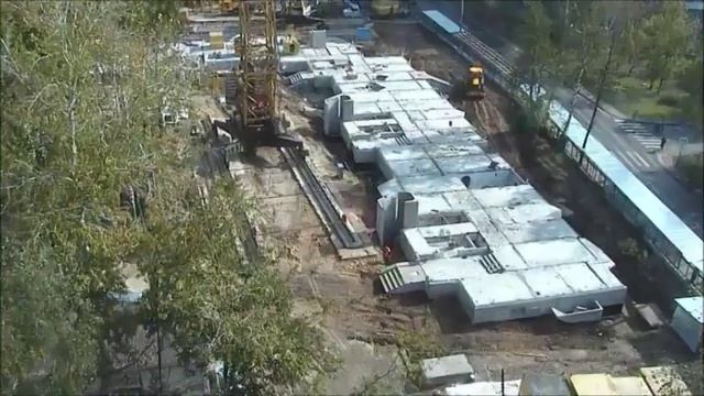 Строительство дома П 44Т за 1 минуту смотреть онлайн