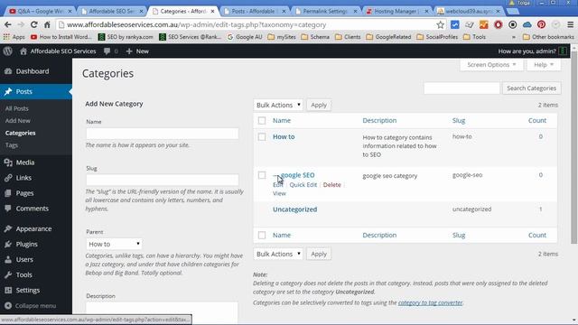06 WordPress Categories смотреть онлайн