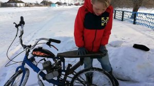 ПЕРВЫЙ ВЫЕЗД НА ЛЮТОМ МОТОВЕЛИКЕ! |ОБЗОР МОТОВЕЛОСИПЕДА| Весенняя покатушка