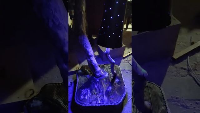 напольный торшер из дерева Кодама - основание смотреть онлайн