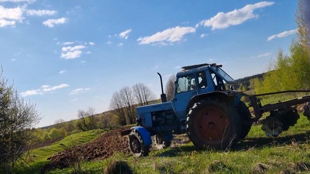 .Дискование. Мтз-82 смотреть онлайн