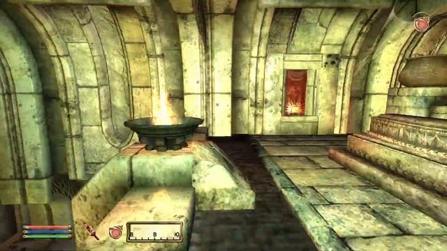 Подводный Айлейдский Дом с тайными дверями и секретами для игрока в Обливион. смотреть онлайн