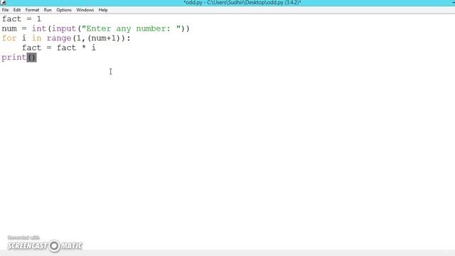 017 Learn python and ruby programming :- Program to print factorial of number смотреть онлайн