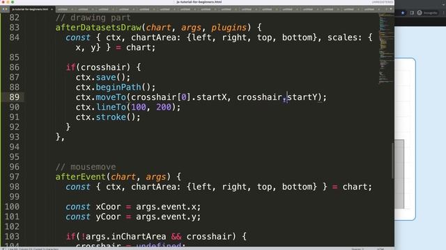 How to Create Crosshair with Value Label in Chart JS 4 смотреть онлайн