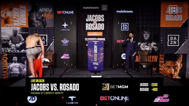 Daniel Jacobs vs. Gabriel Rosado Weigh-In & Face-Offs смотреть онлайн
