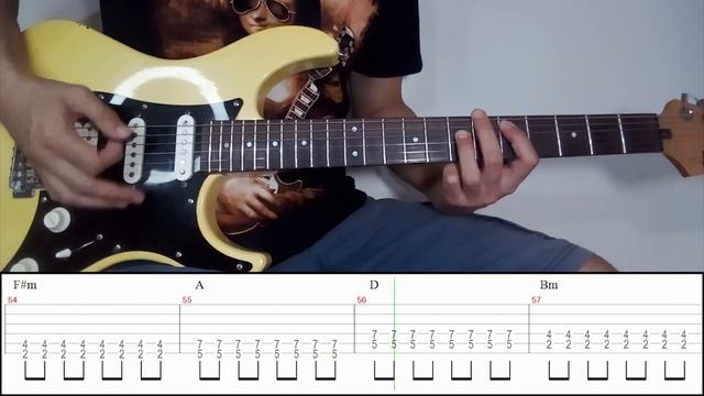 Rosas - Parokya Ni Edgar | Full Song Lead Guitar Playthrough With Chords And Tabs