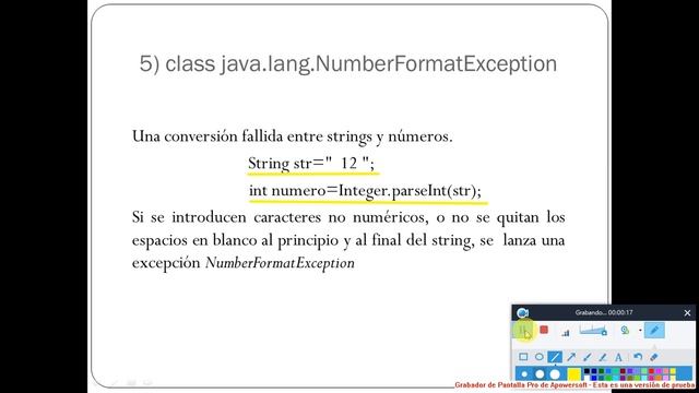 NumberFormatException смотреть онлайн