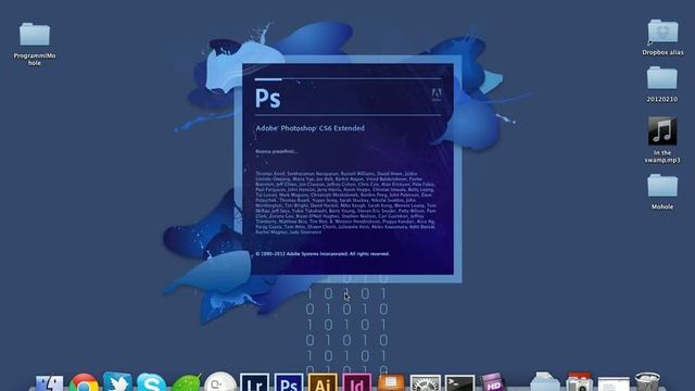 Avvio Photoshop CS6 su MacBook AIR смотреть онлайн