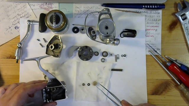 Катушка Shimano  Stella 4000F 1998 - первое ТО после 17 лет.