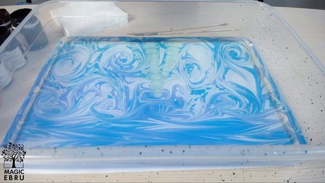 Magic EBRU Урок № 7: Рисуем на воде 