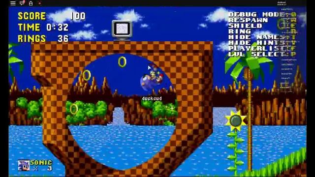 roblox - Classic Sonic Simulator V8 play through - Green Hill Act 1 смотреть онлайн